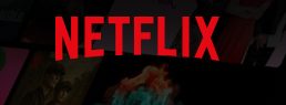 A Netflix logója a televízió képernyőjén